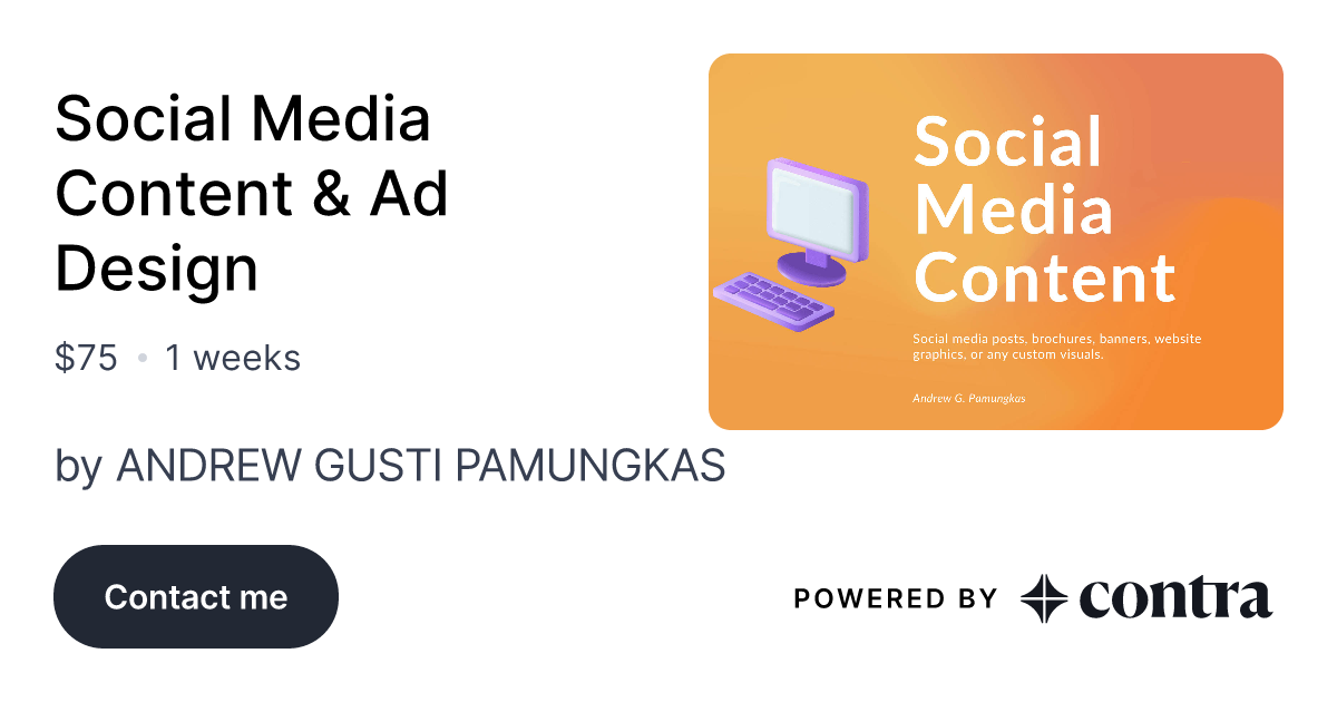 Social Media Content Ad Design By ANDREW GUSTI PAMUNGKAS