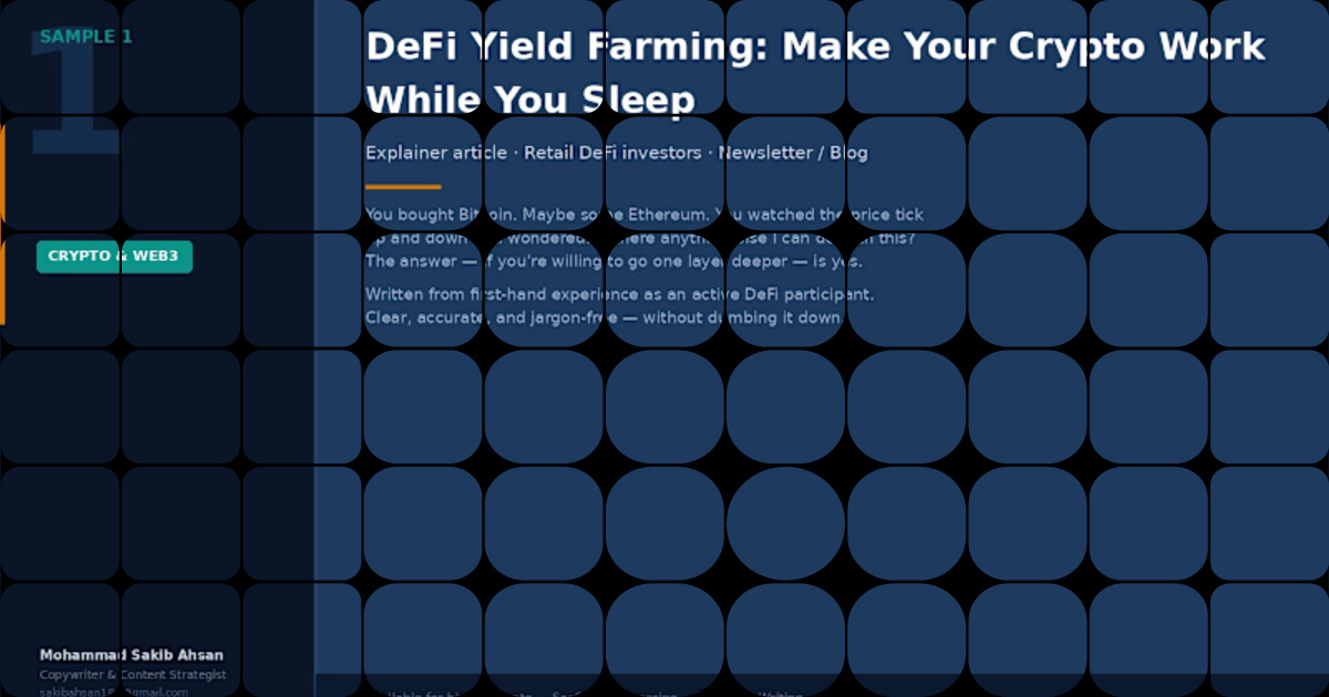 In-Depth Guide to DeFi Yield Farming for Crypto Investors
