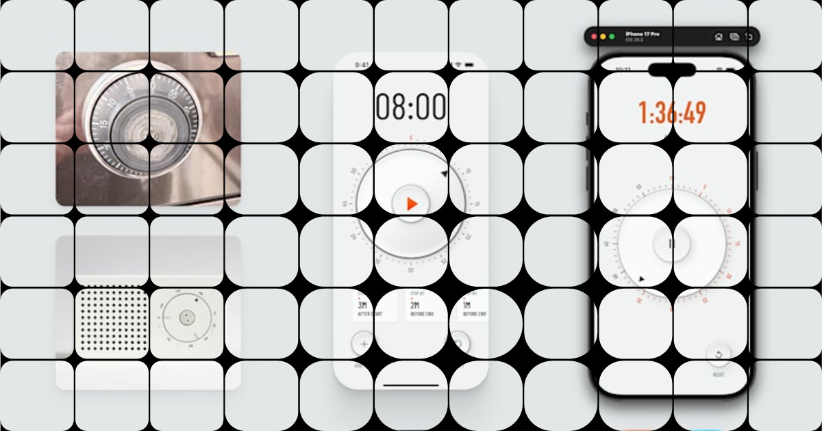 Designing a Custom Kitchen Timer App Inspired by Classic Braun Design
