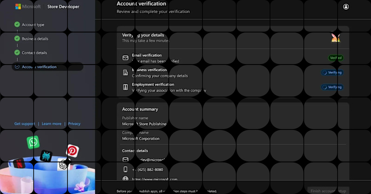 Redesigning Global App Store Business Onboarding