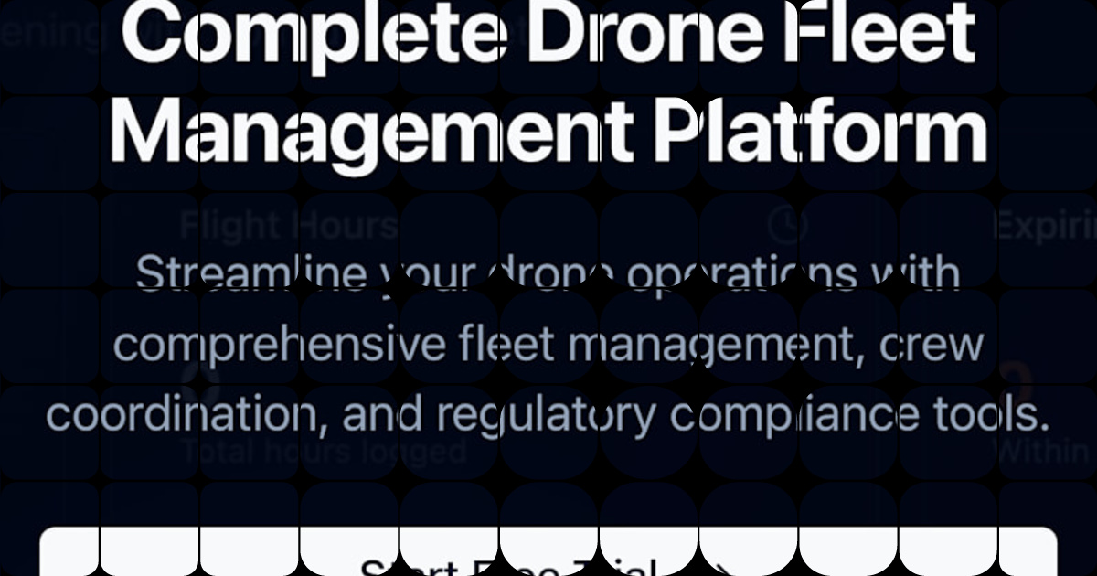 Streamline Drone Operations with DroneFleetHQ Management System