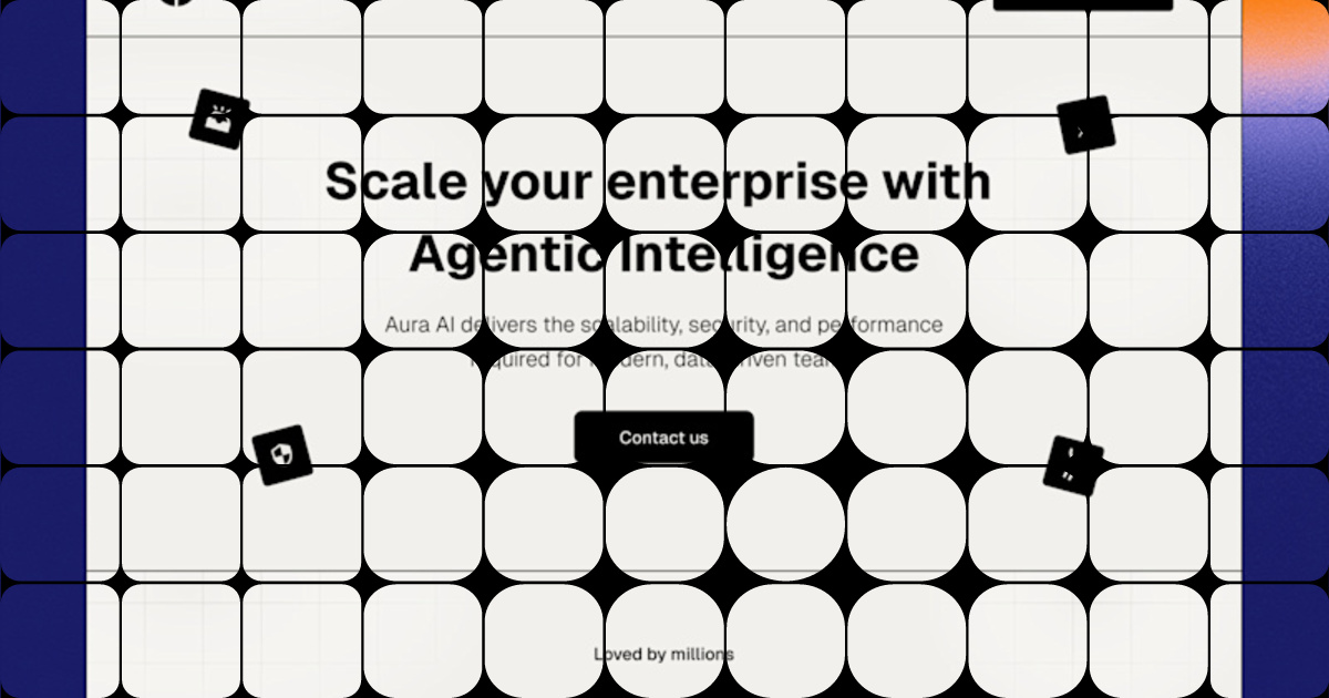 Website Design and Development for Aura AI