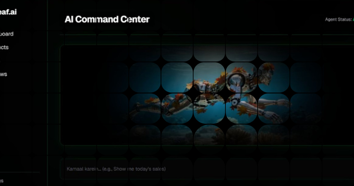 AI Command Center: Voice & Vision Dashboard Solution