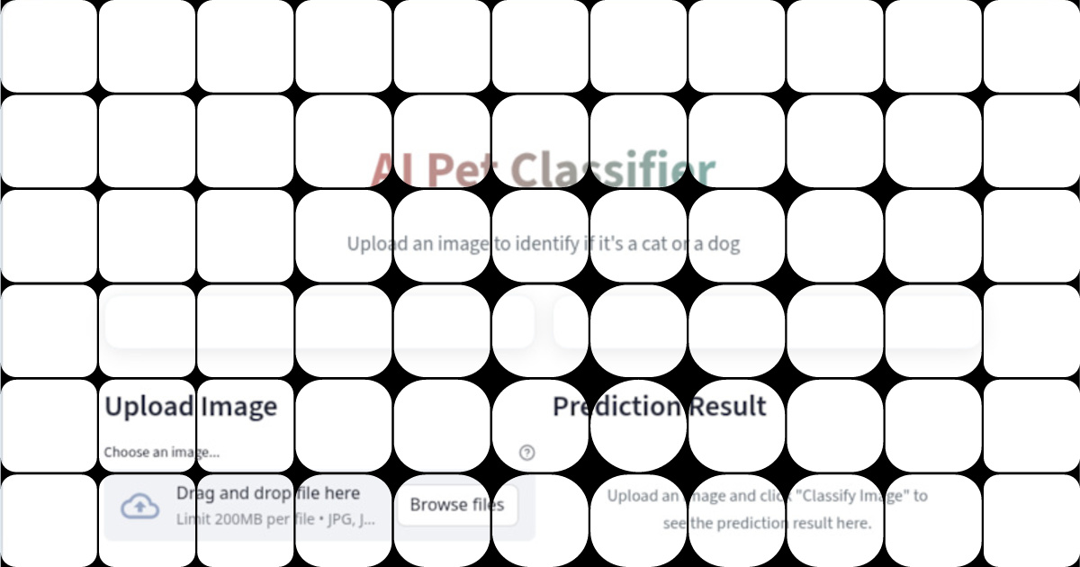 AI Pet Classifier: Streamlit App for Cat & Dog Image Analysis