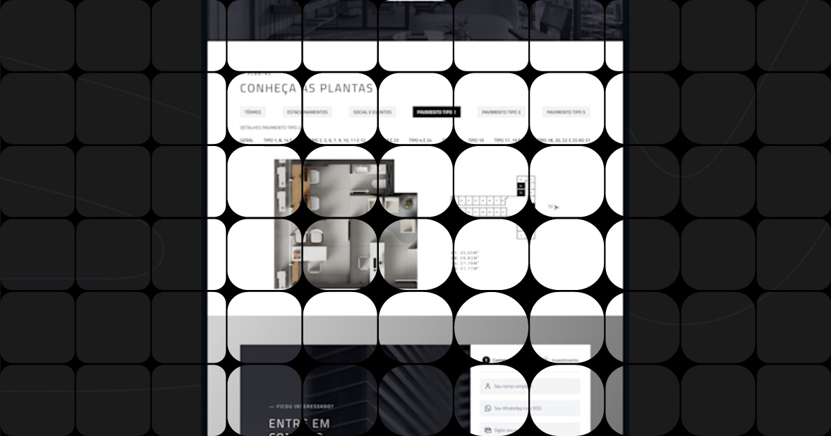 Exclusive Launch Page Design for Luxury Property Listing