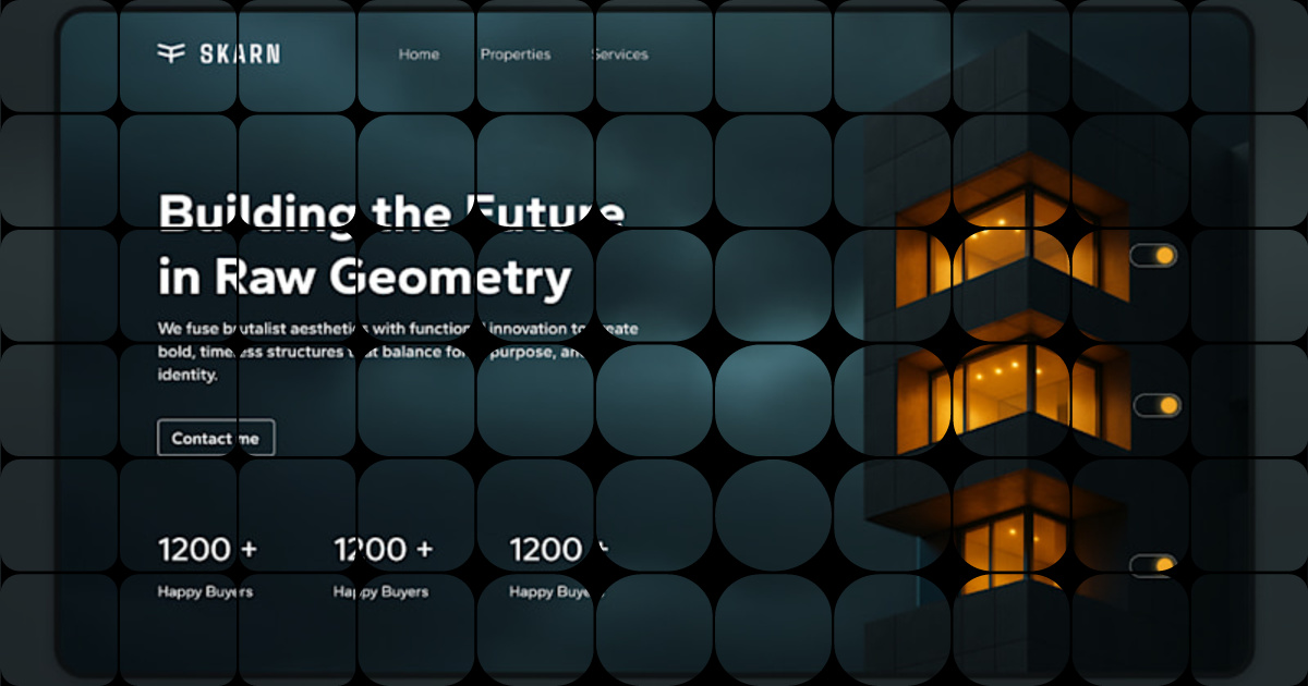 Create Hero Prototype for Real Estate Website with Figma
