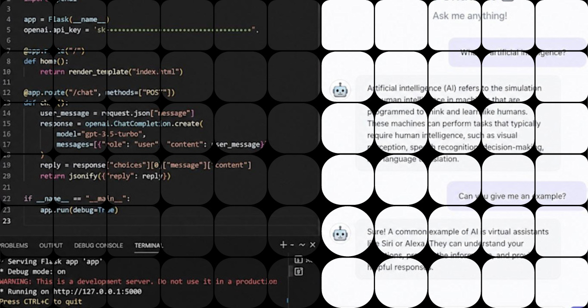 AI Chatbot Web App: Python & Flask with OpenAI Integration