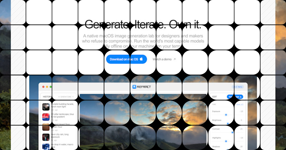 Expert UI Design for AI Image Software & Use-Case Hero Section