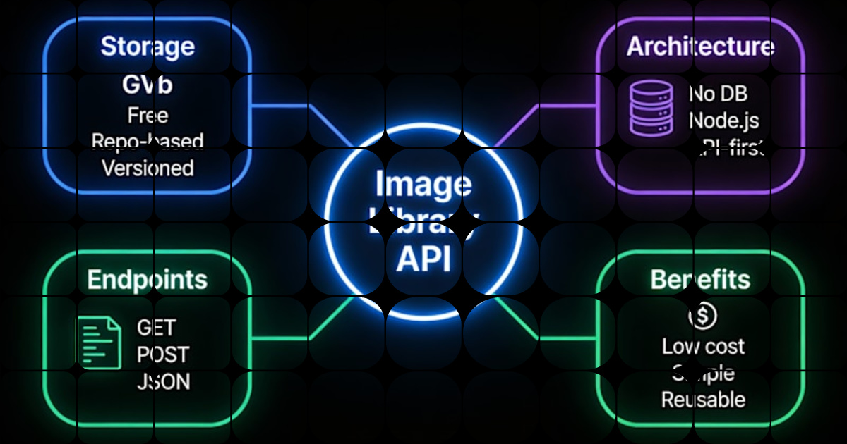 Image Library API A serverless image management tool that turns GitHub ...