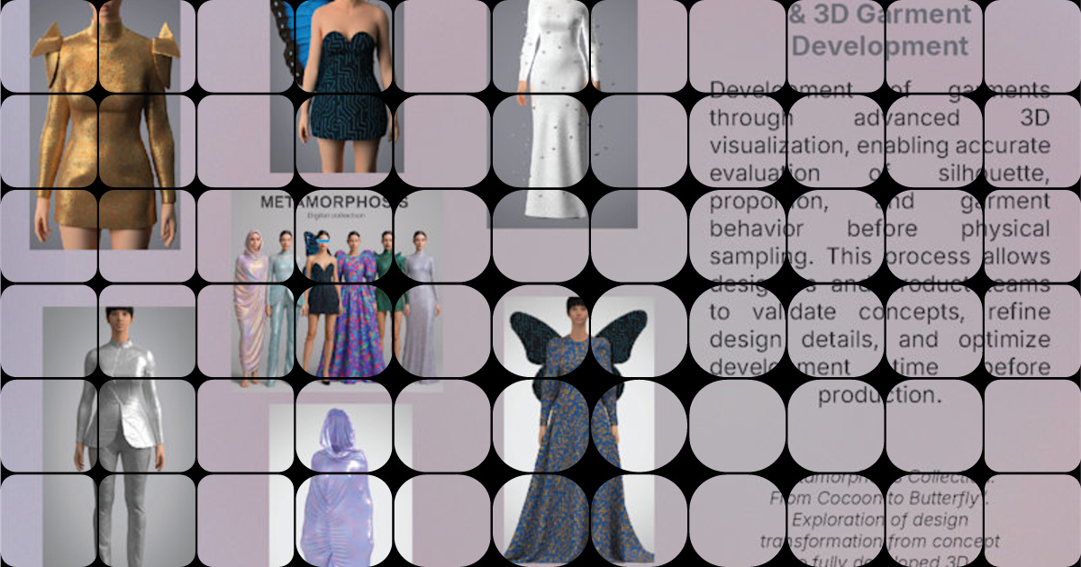 3D Simulation for Transformative Garment Design Project