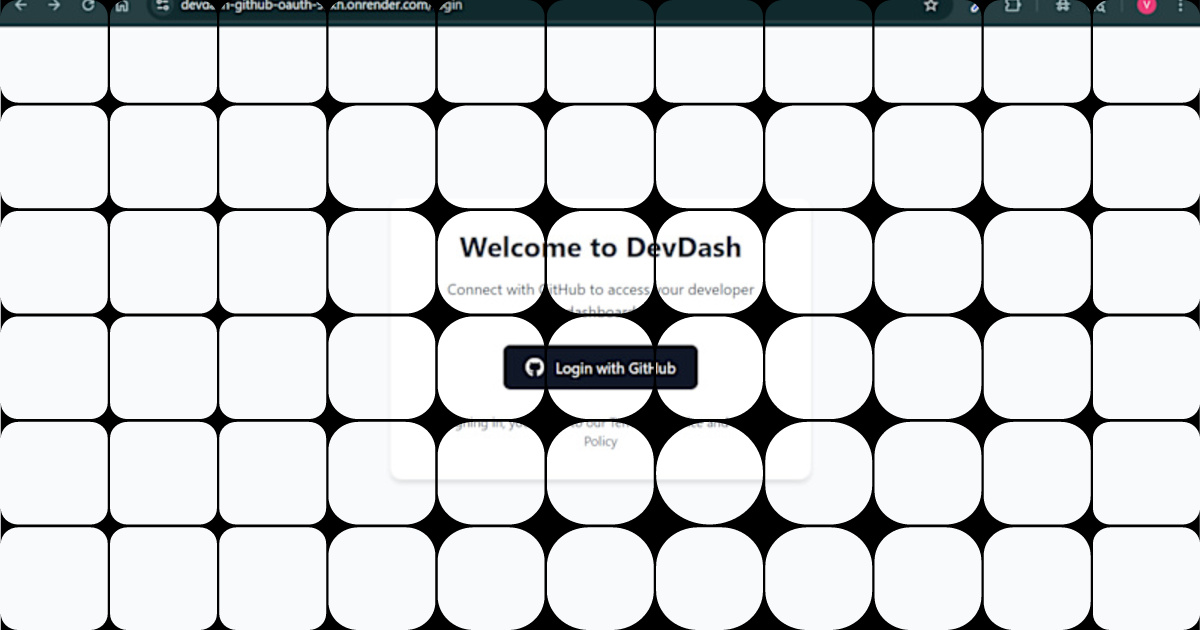 Full-Stack Dev Dashboard with GitHub OAuth & Analytics