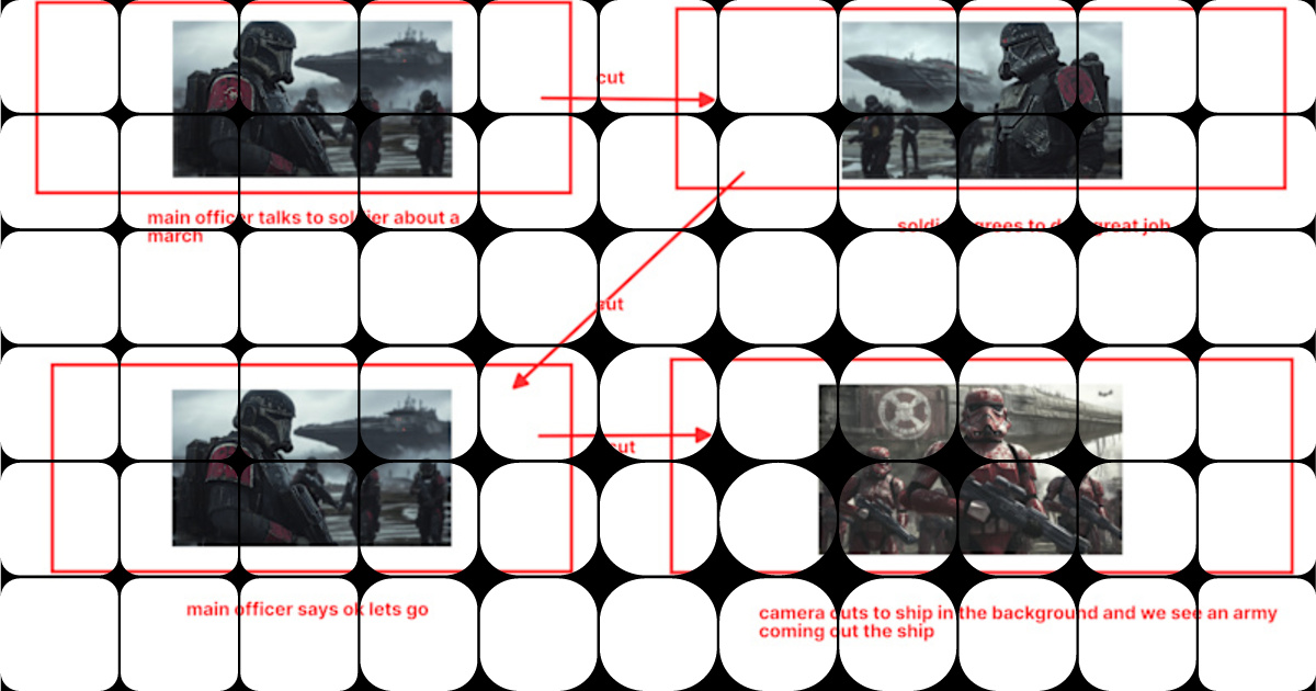 from storyboard to finished visual