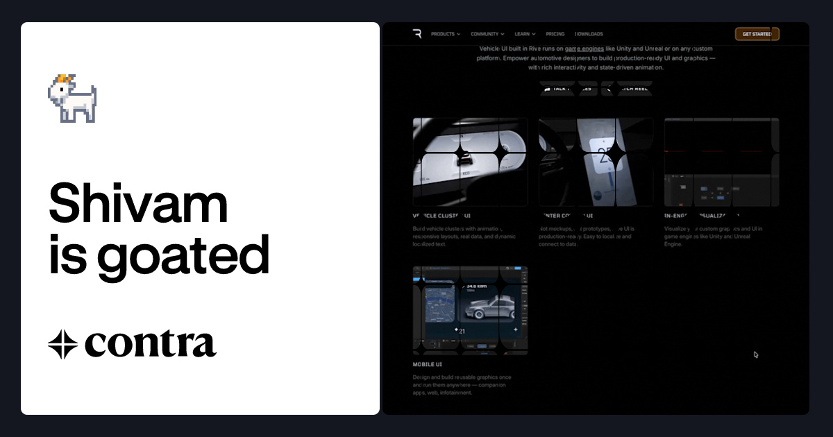 Join the #VehicleHMIwithRive Challenge: Transform Car Interfaces
