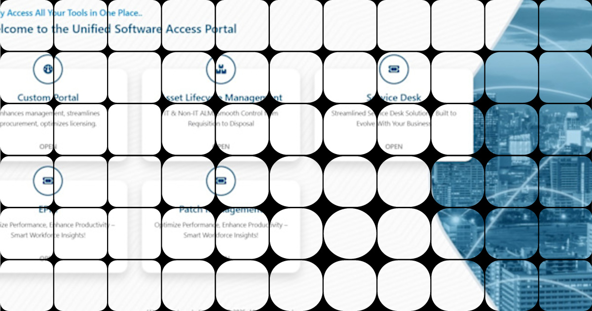 Consolidated Portal Upgrade: Unified Multi-Module System