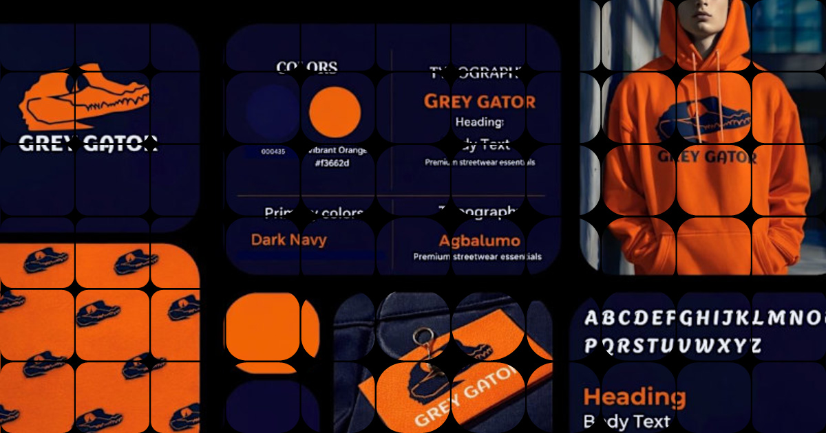 🚀 New Brand Identity Drop: Grey Gator Just launched a bold, modern ...