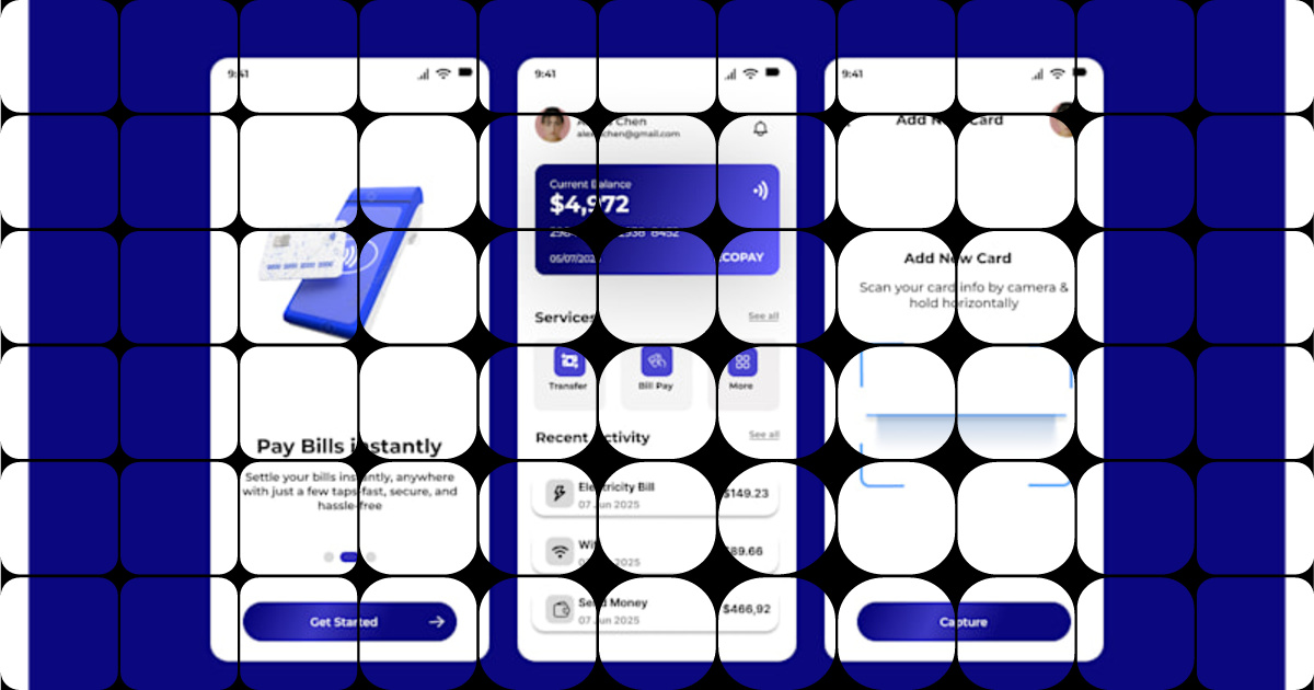 Innovative Mobile Banking UI: Intuitive & Secure Experience