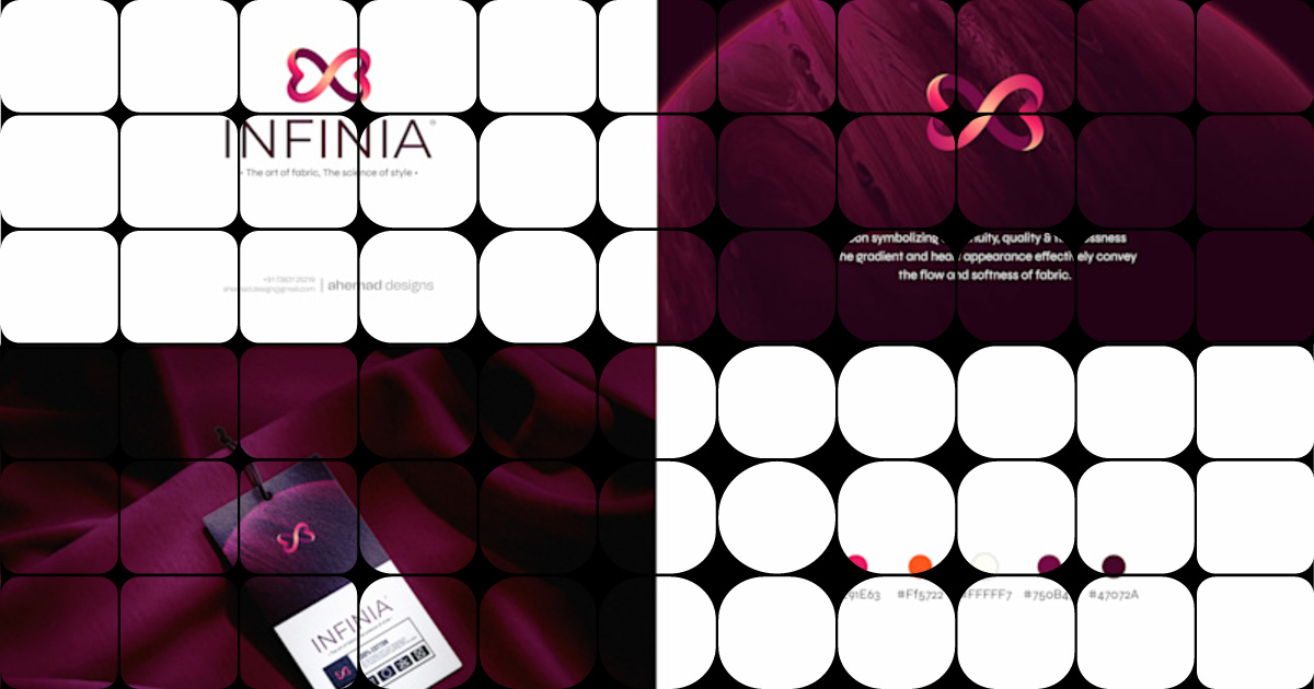 INFINIA: Timeless Infinity-Inspired Fashion Brand Identity