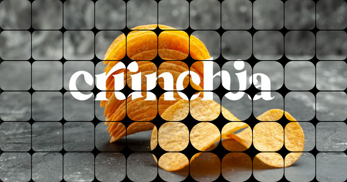 Crunchia Tomato Chips Brand Identity and Packaging Design