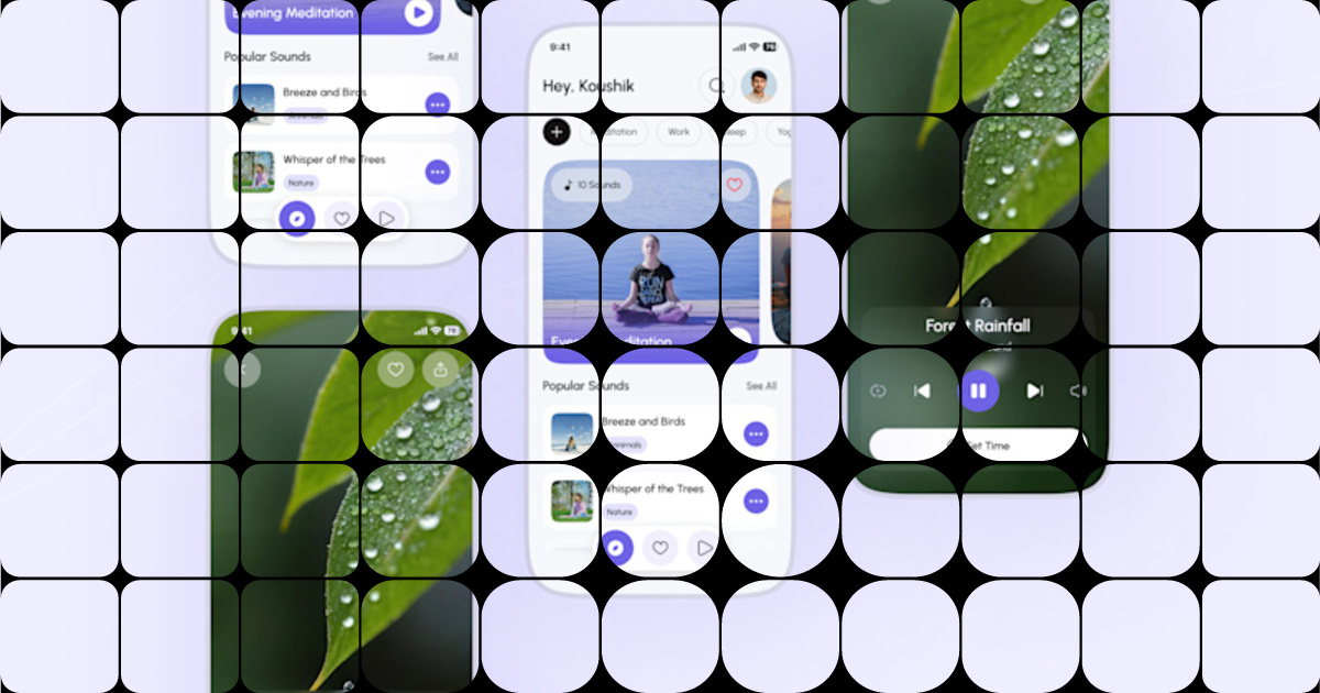 UI Design Needed for ZenScape Relaxation & Sleep App