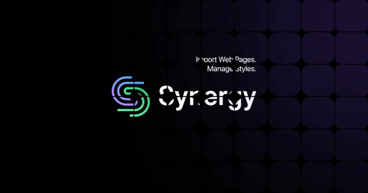 Synergy - Web to Figma