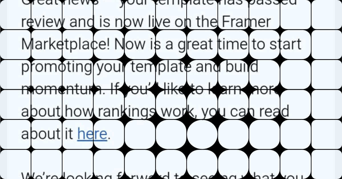 Introducing My First Framer Template: Three Months in the Making