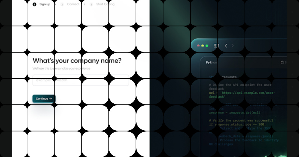 CodeFlow Onboarding Designed a minimal onboarding experience for ...