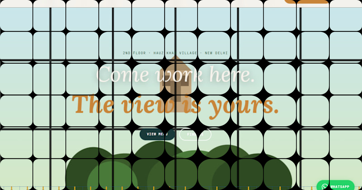 Create a Welcoming Home Page with Window Effect Design