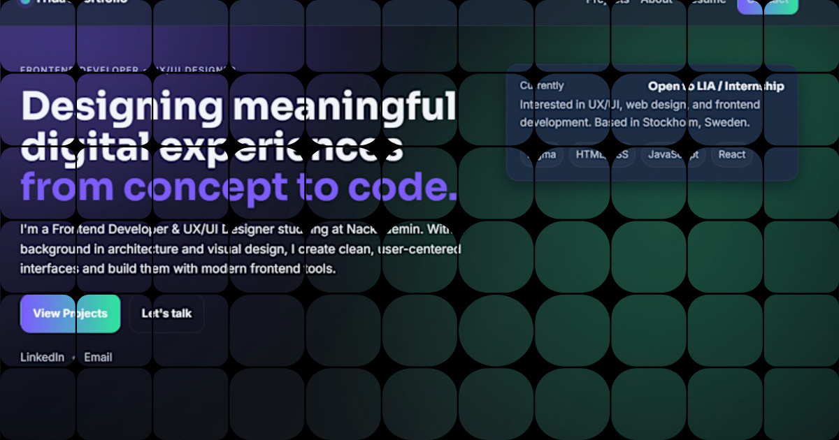 Expert UX Designer & Frontend Developer for Innovative Websites