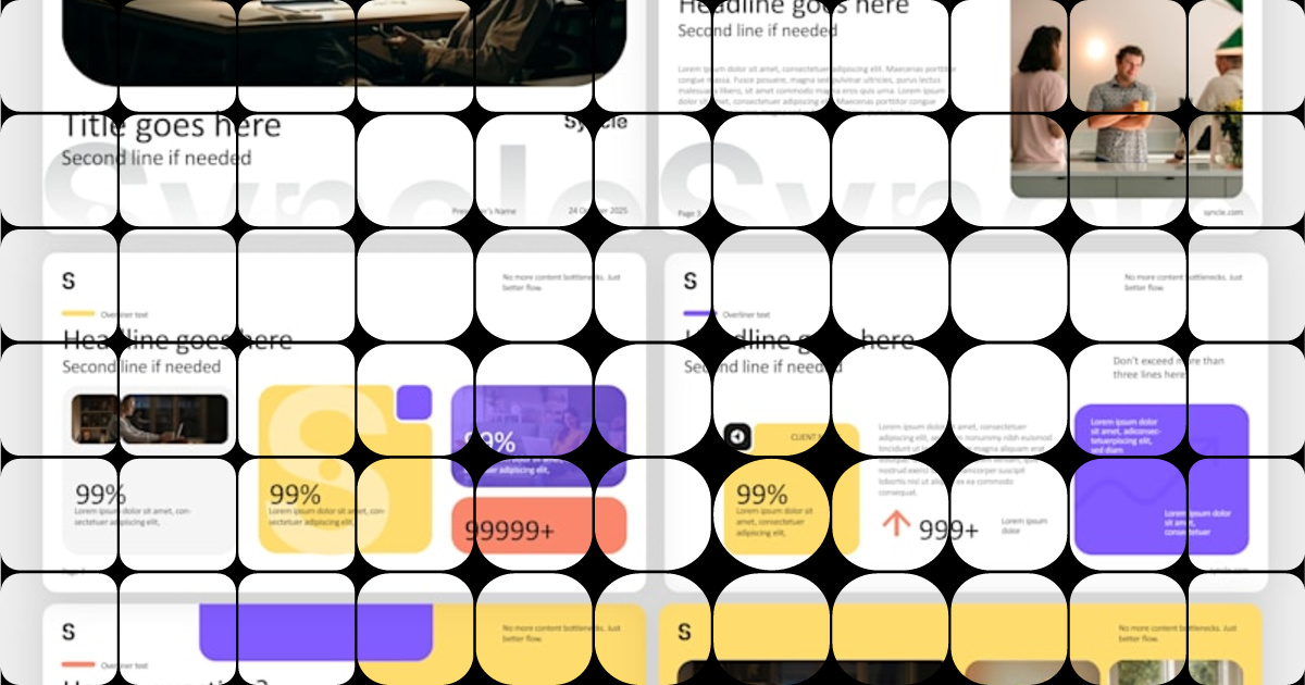 Hi everyone, Sharing a recent PowerPoint Master Template created for ...