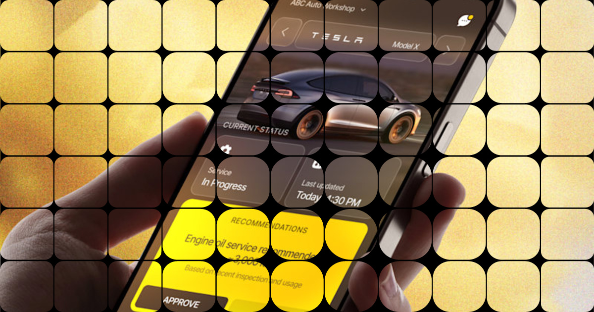 Innovative Car Service Tracking App UI for Automotive SaaS