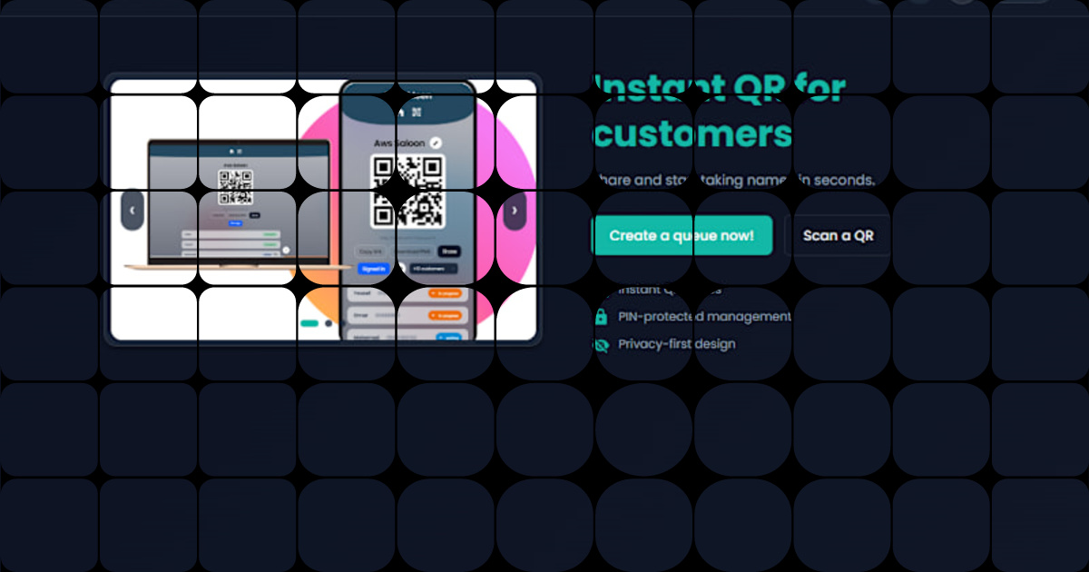 Proficient Queue Management Webapp for Clinics & Barbers