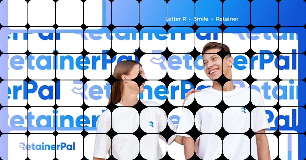 RetainerPal Logo Design (Letter R + Smile + Retainer)