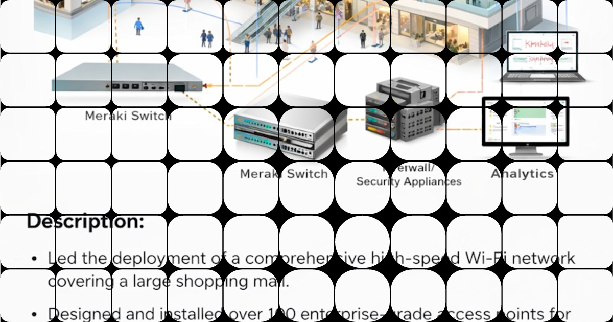 Innovative Wi-Fi Network Design for Large-Scale Shopping Malls