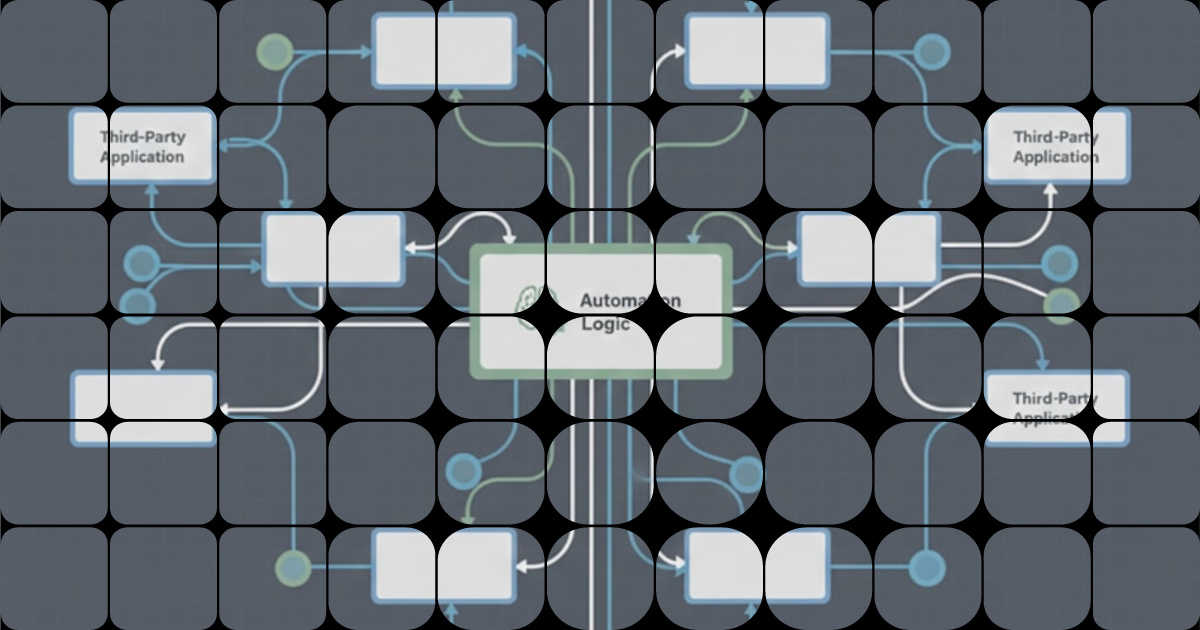 Create a visual representation of a multi-system API integration ...