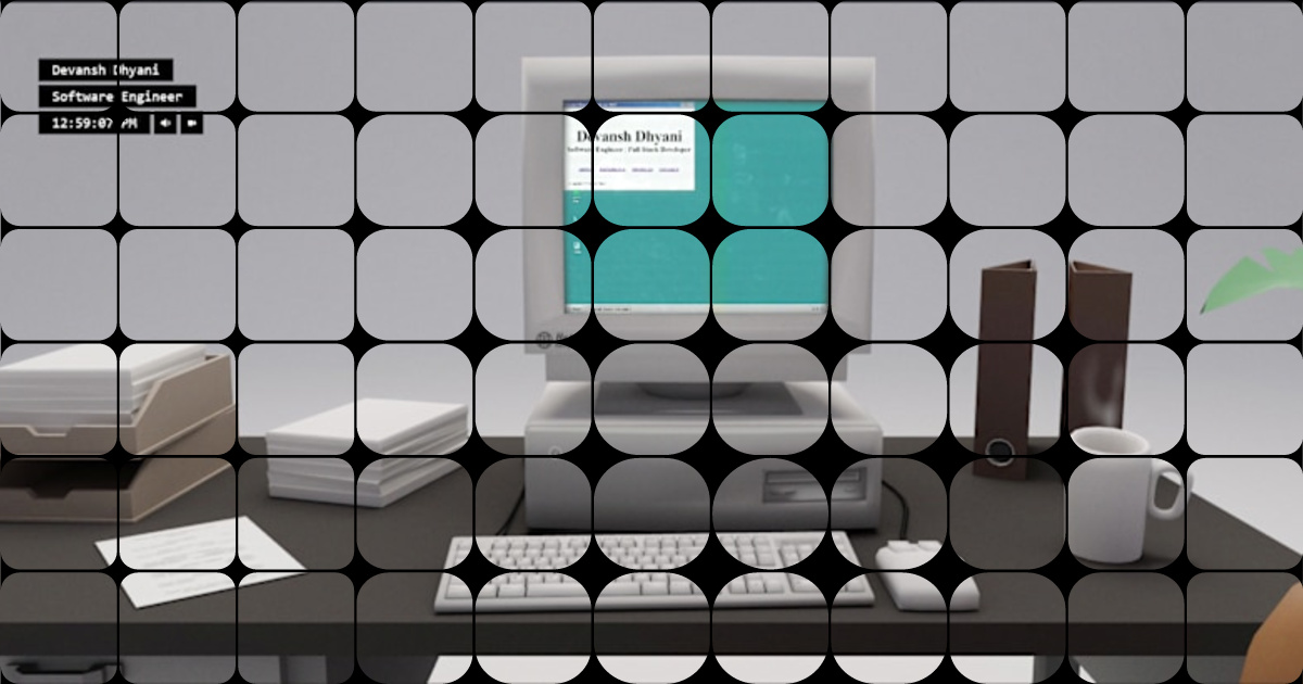 Professional Portfolio Design Using Three.js for Developers