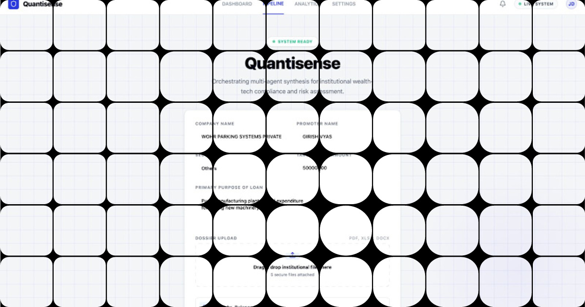 Clean Analytical Interface with Modern UI & Responsive Design