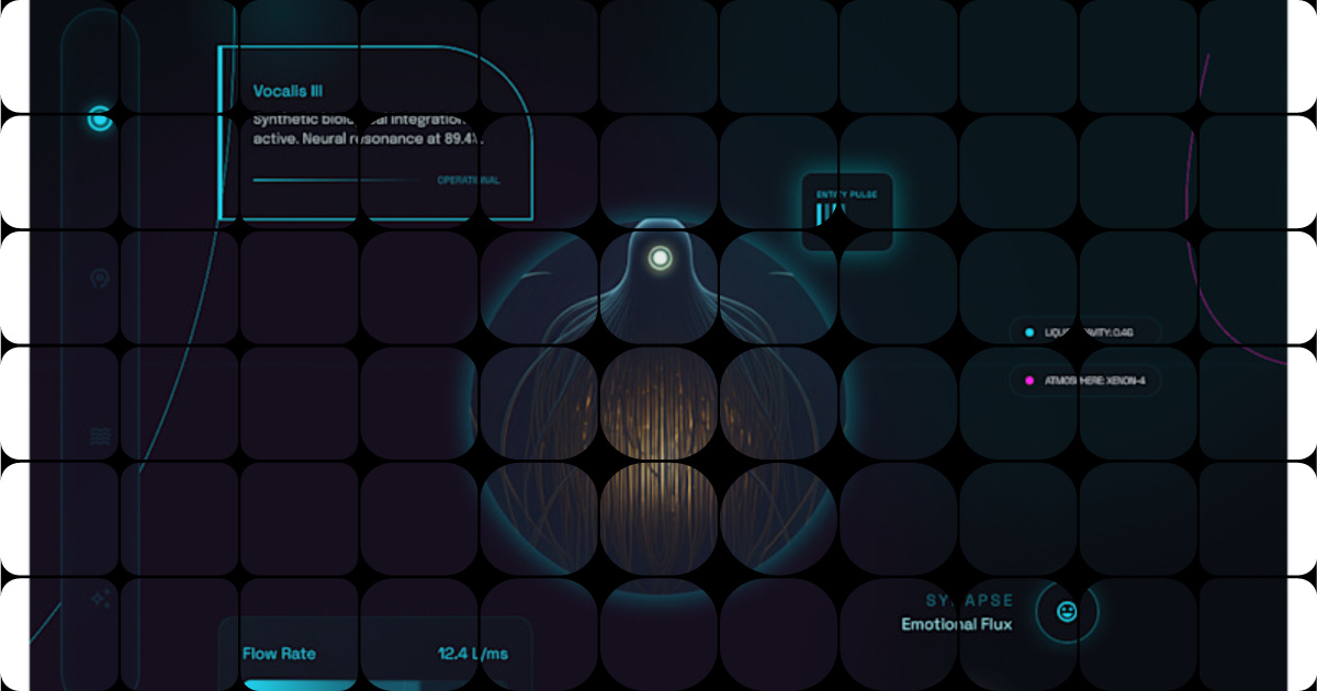 Explore Aether Organ: Future UI/UX of Bio-Digital Interfaces