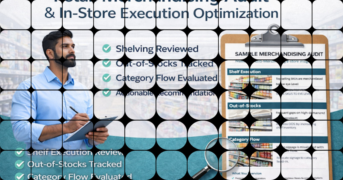 Retail Merchandising Audit & In-Store Execution Optimization I conduct ...
