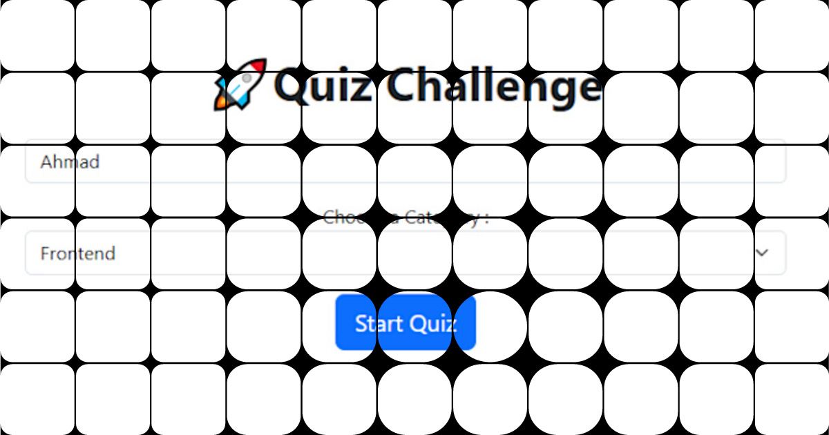 Interactive Quiz App for Mastering Frontend and JavaScript Skills