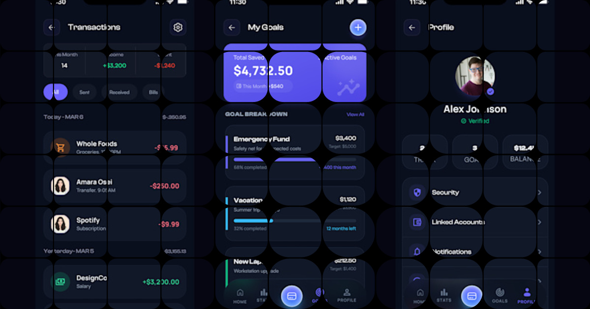 Complete Figma Design Package for Fintech: NovaPay Screen Finalization