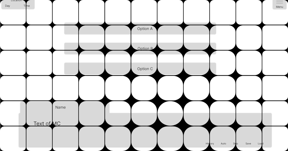 Currently working on a visual novel layout. I might get into game UI I ...