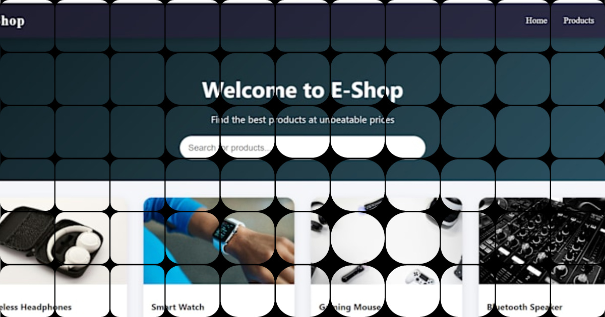 Modern E-Commerce UI Design with React and Tailwind CSS