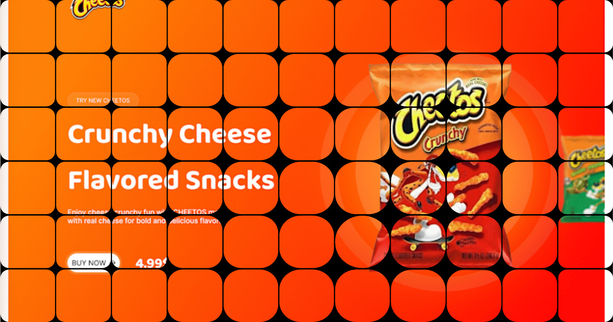 Cheetos UI/UX Website Design Services for Your Business