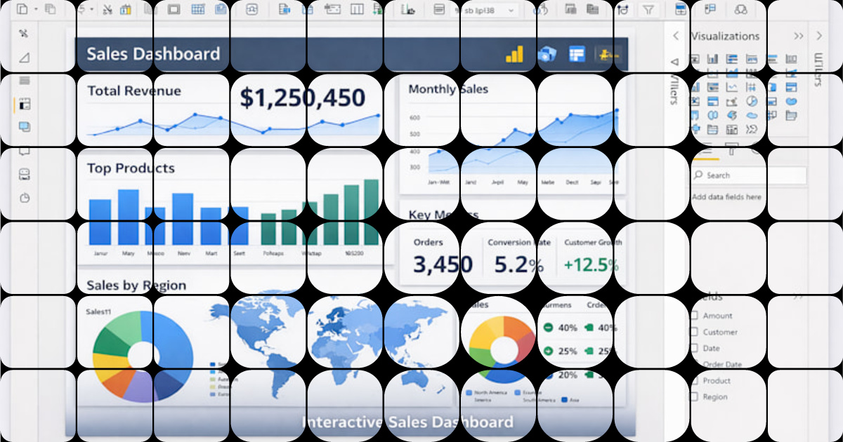 Interactive Power BI Sales Dashboard Development Services