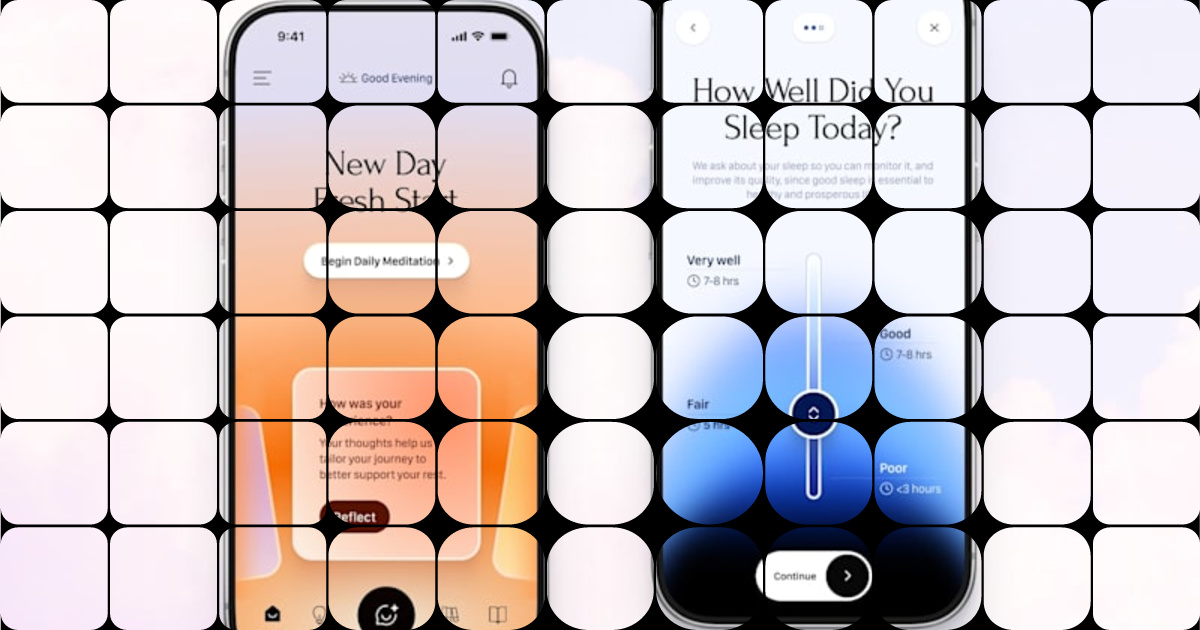 iOS App Design Concept: Transformative Digital Wellness Experience