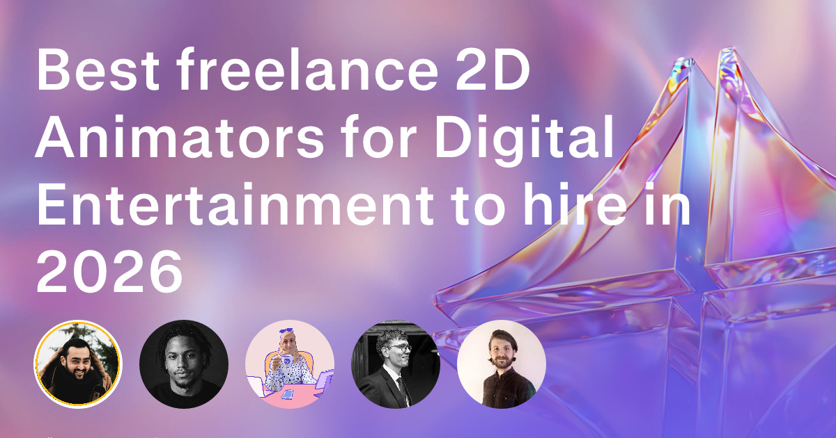 2D Animation freelancers for Digital Entertainment