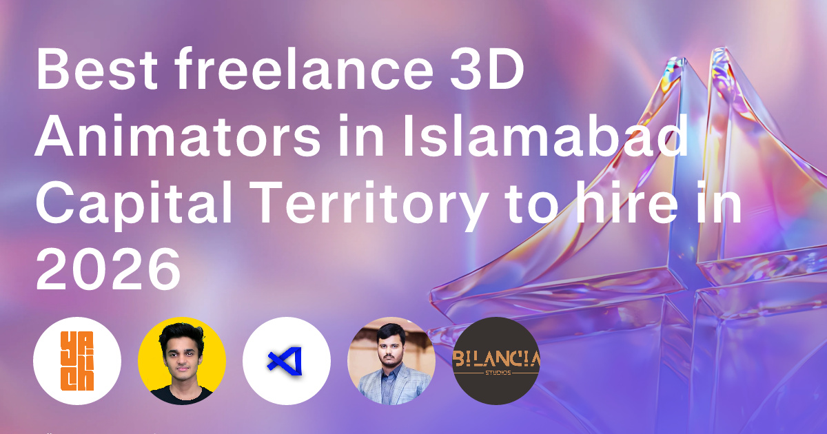 3D Animation freelancers in Islamabad Capital Territory