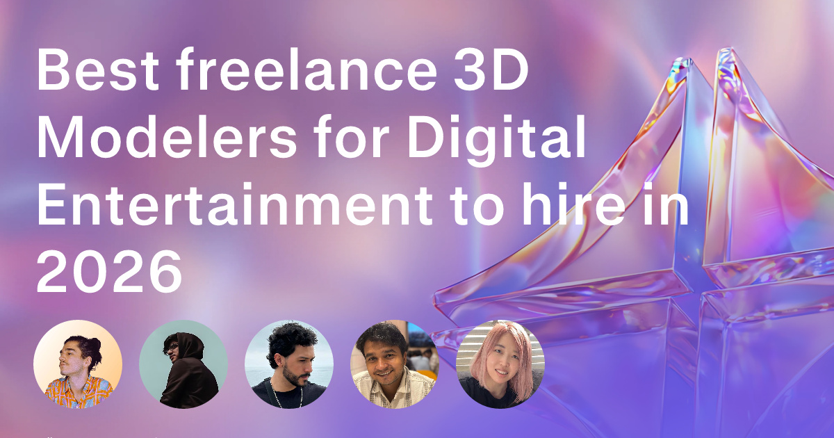 3D Modeling Freelancers For Digital Entertainment