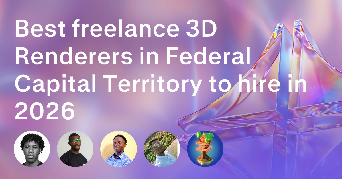 3D Rendering freelancers in Federal Capital Territory