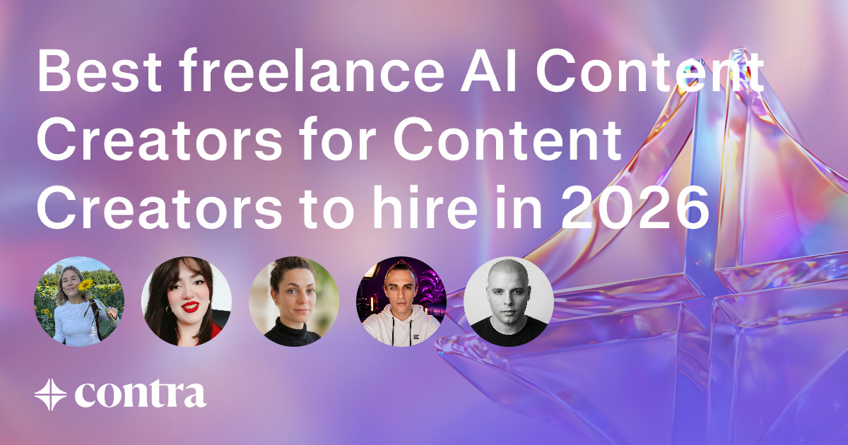 AI Content Creation freelancers for Content Creators
